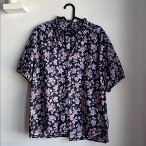 Chaps Women’s Cotton Floral Blouse